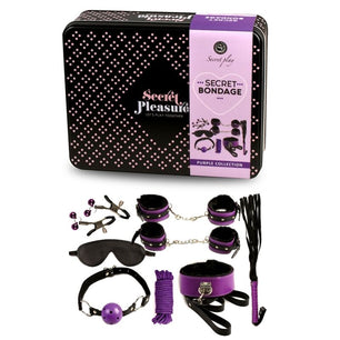 SECRETPLAY - Bdsm Set 8PCS Viola / Nero.