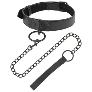 DARKNESS - Collana Nera con Catena