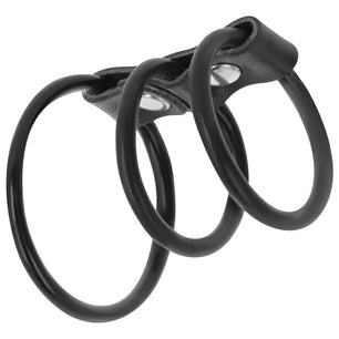 DARKNESS - Set di 3 Anelli per Pene Flessibili