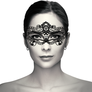 COQUETTE CHIC DESIRE - Maschera in Fine Pizzo Nero