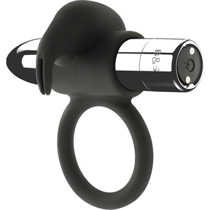 BLACK&SILVER - Anello Ricaricabile Burton 10 Modalità di Vibrazione