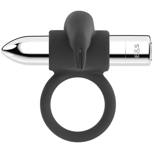 BLACK&SILVER - Anello Ricaricabile Burton 10 Modalità di Vibrazione