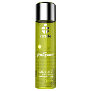 SWEDE - Fruity Love Olio da Massaggio Effetto Riscaldante Vaniglia e Pera Oro 120 Ml
