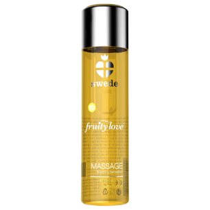 SWEDE - Fruity Love Olio da Massaggio Effetto Riscaldante Fruttato Tropicale con Miele 120 Ml.