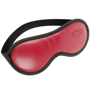 FETISH SUBMISSIVE DARK ROOM - Maschera Vegana in Pelle con Fodera in Neoprene