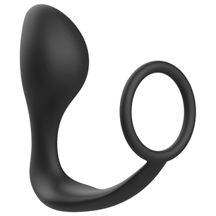 ADDICTED TOYS - Plug Anale con Anello in Silicone Nero
