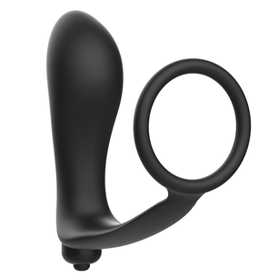 ADDICTED TOYS - Plug Anale Vibrante con Anello del Pene