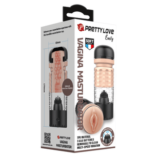 Confezione del masturbatore vaginale vibrante Pretty Love Emily