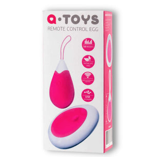 Confezione ovetto vibrante telecomandato a-Toys, 10 modalità, wireless, ricaricabile USB